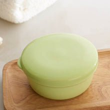Load image into Gallery viewer, Portable Color Soap Dish Box Case Holder Container Wash Shower Home Bathroom Sealed Soap Case Round Travel Supplies