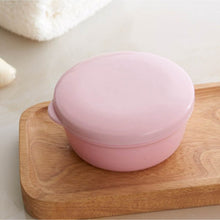 Load image into Gallery viewer, Portable Color Soap Dish Box Case Holder Container Wash Shower Home Bathroom Sealed Soap Case Round Travel Supplies