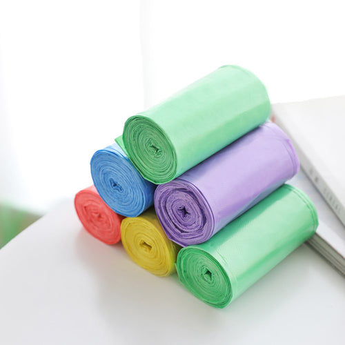 1 Roll big Multi-color Large Trash Bags Garbage Bags Bathroom Bedroom Office Strong Multipurpose Bags for Trash Can Garbage Bin